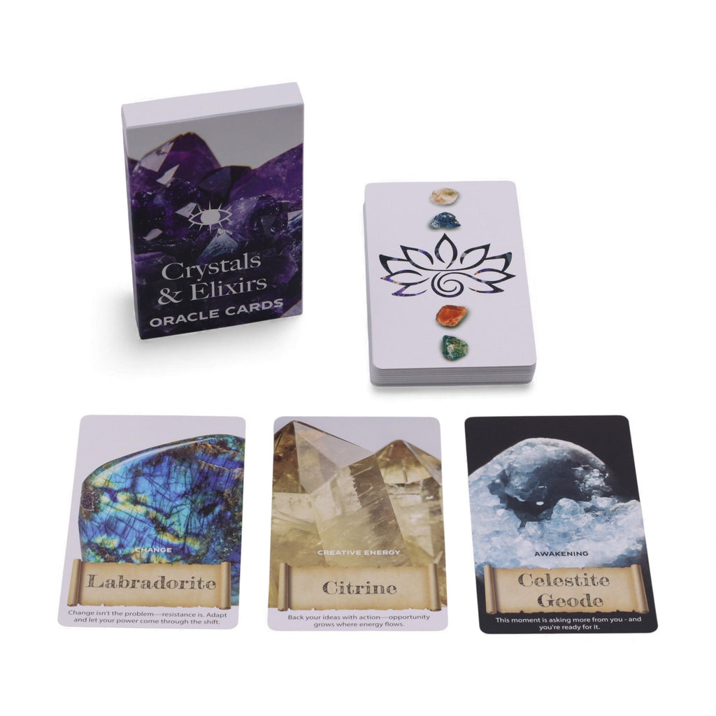 Crystals and Elixirs Oracle Cards - Gemstone Deck