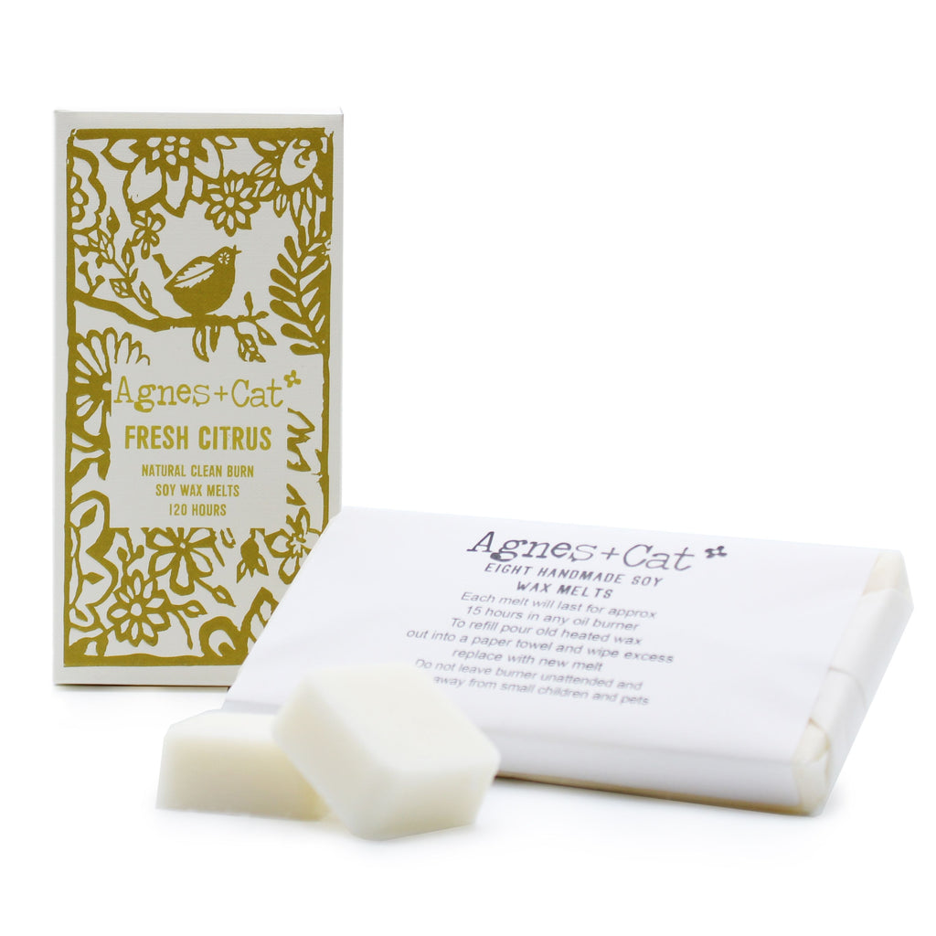 Agnes + Cat Citrus Soy Wax Melts, Box of 8