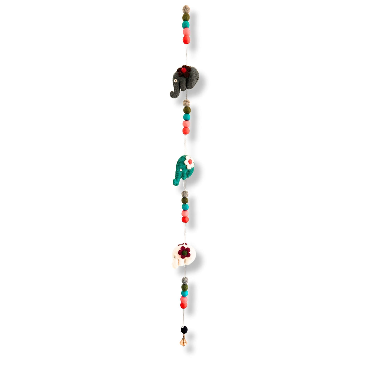 Felt Wall Hanging 110cm - Elephants, Random Colours – view 5