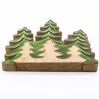 Three Trees 3D Wooden Decoration - 20 x 23 cm – view 10