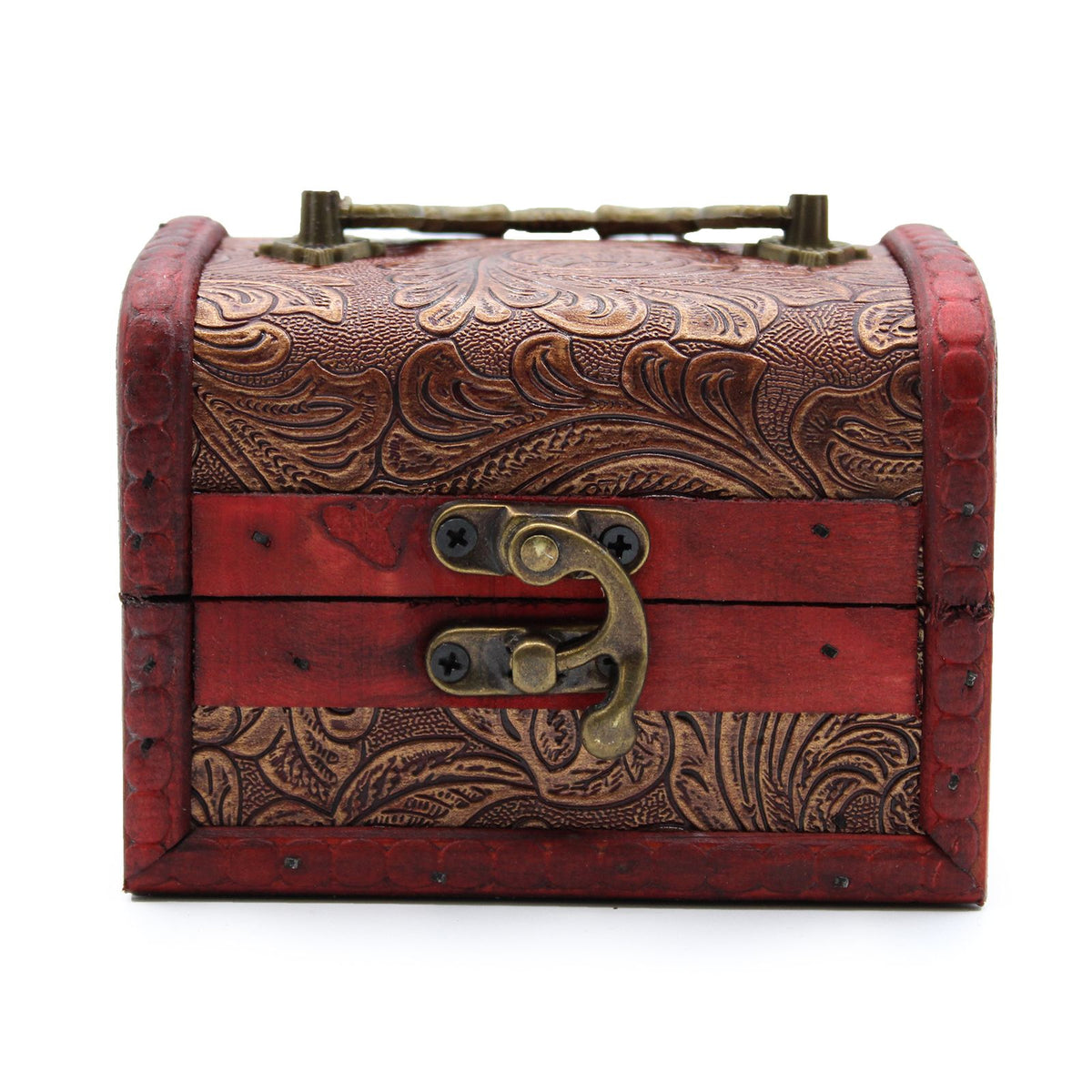 Colonial Box, Floral Embossed, Vintage Style – view 2