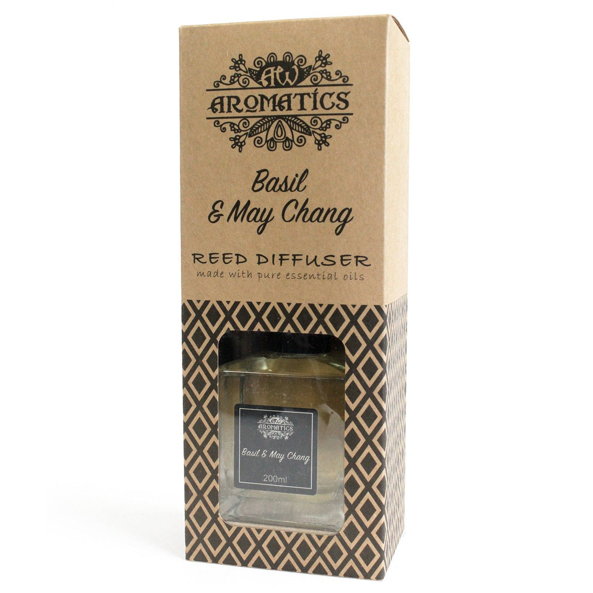 Basil and Maychang Essential Oil Reed Diffuser 200ml – view 2