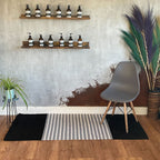 Indian Cotton Rug - Black/Grey - 70x172cm – view 4