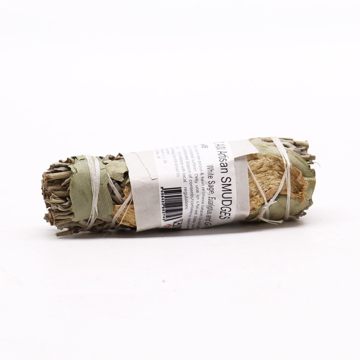 White Sage, Eucalyptus & Ginger Smudge Stick 10 cm – view 2