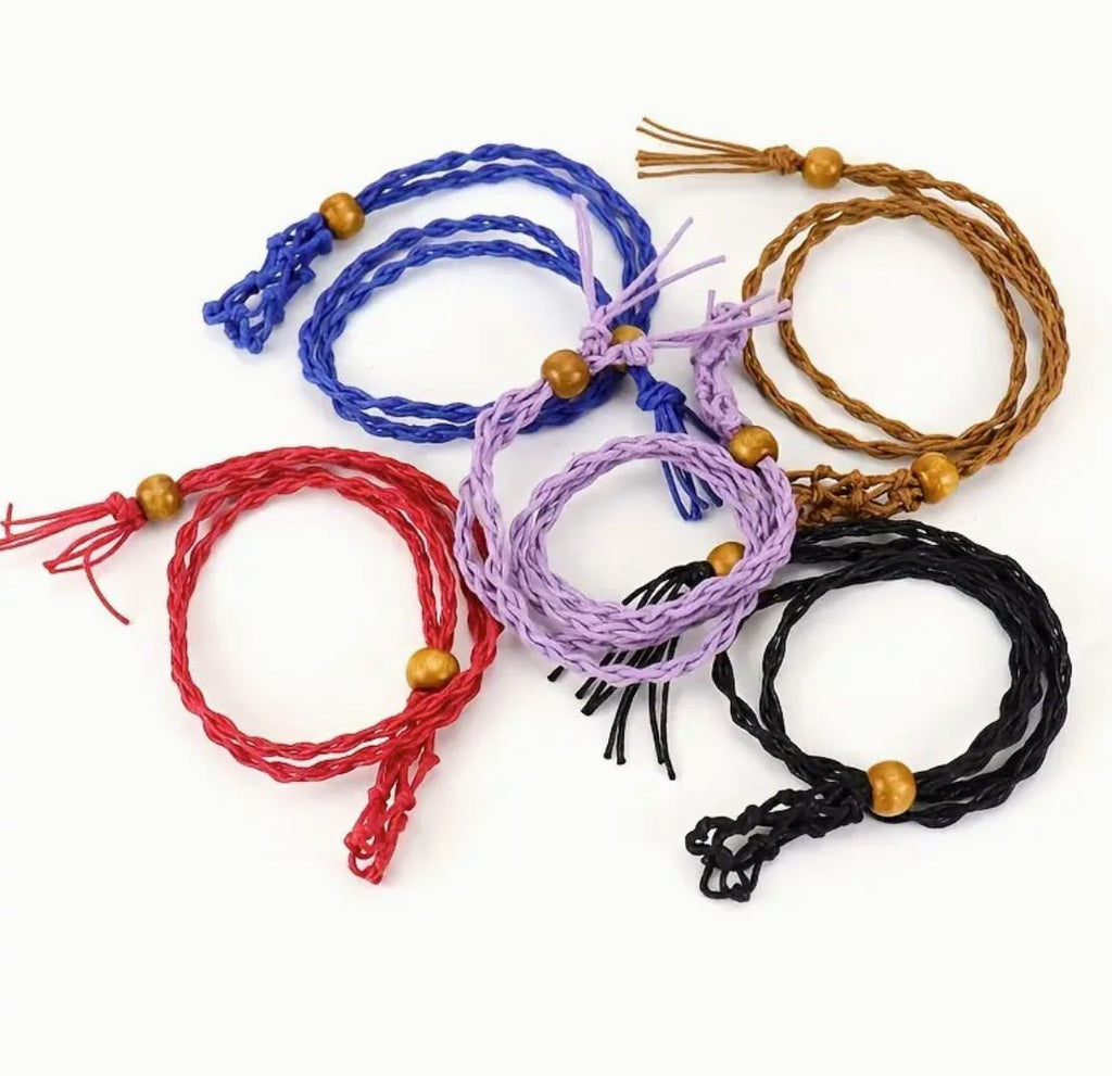 Waxed Cotton Necklace Cord 45cm - Mix of 11 Colours