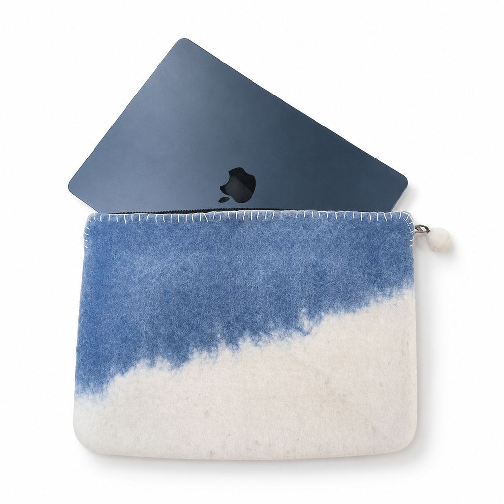 Blue Horizon Felt Laptop Pouch, up to 14 Inches – view 4