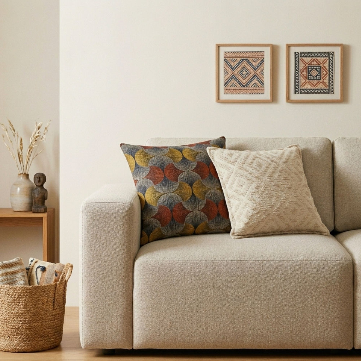 Urban Swirl Cushion Cover, 45x45cm – view 3