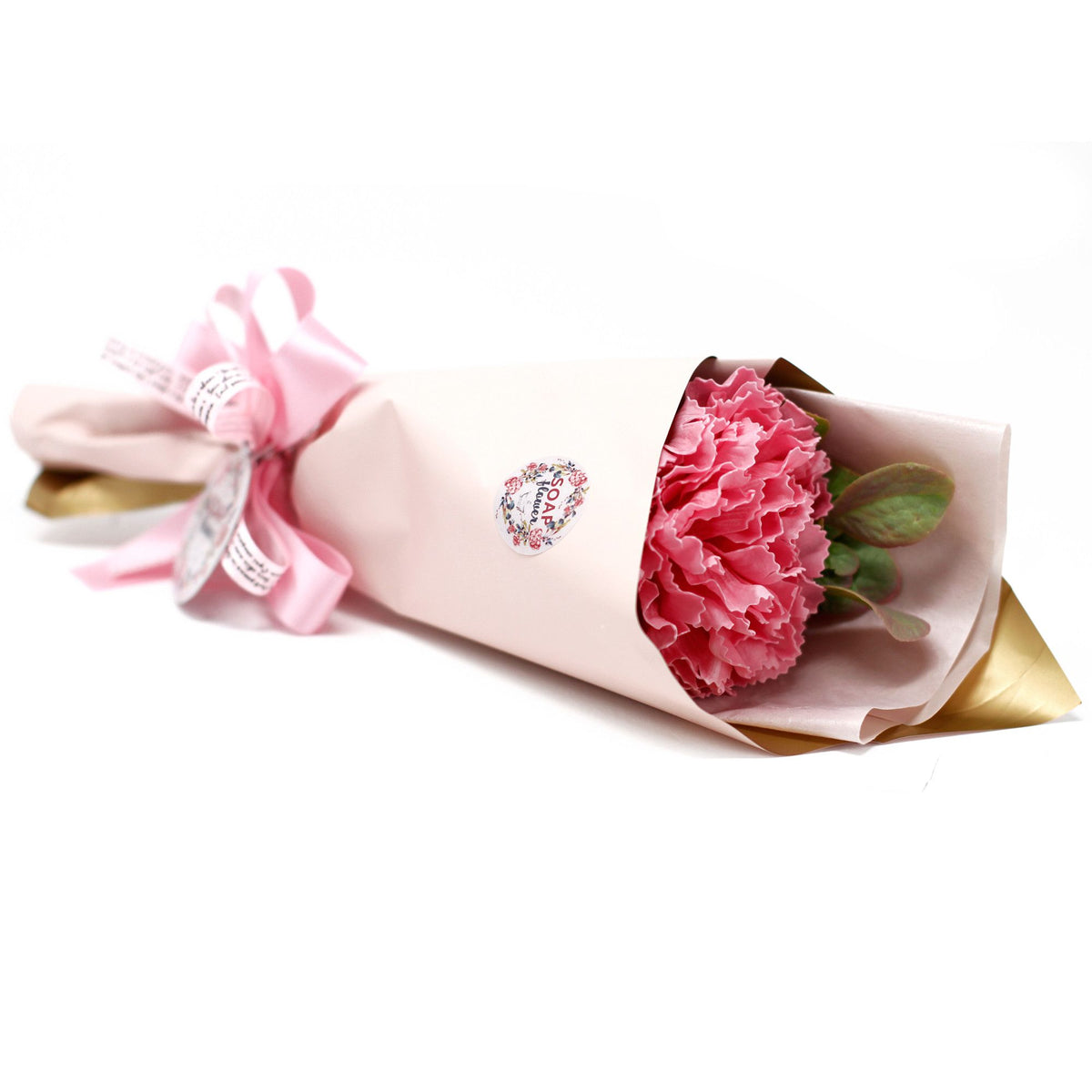 Large Carnation Soap Flower – view 4