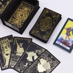 Gold Foil Tarot Set with Guidebook in Gift Box
