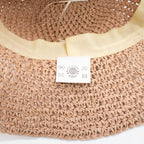 Nomad Sari Floppy Straw Sun Hat - Rose Blush – view 2