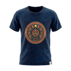 Nomad Sari Stonewashed T-Shirt - Stay Wild Moon Child - Blue - Small – view 2