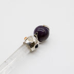 Celestial Prism Wand - Amethyst Moving Sphere - 12cm – view 2