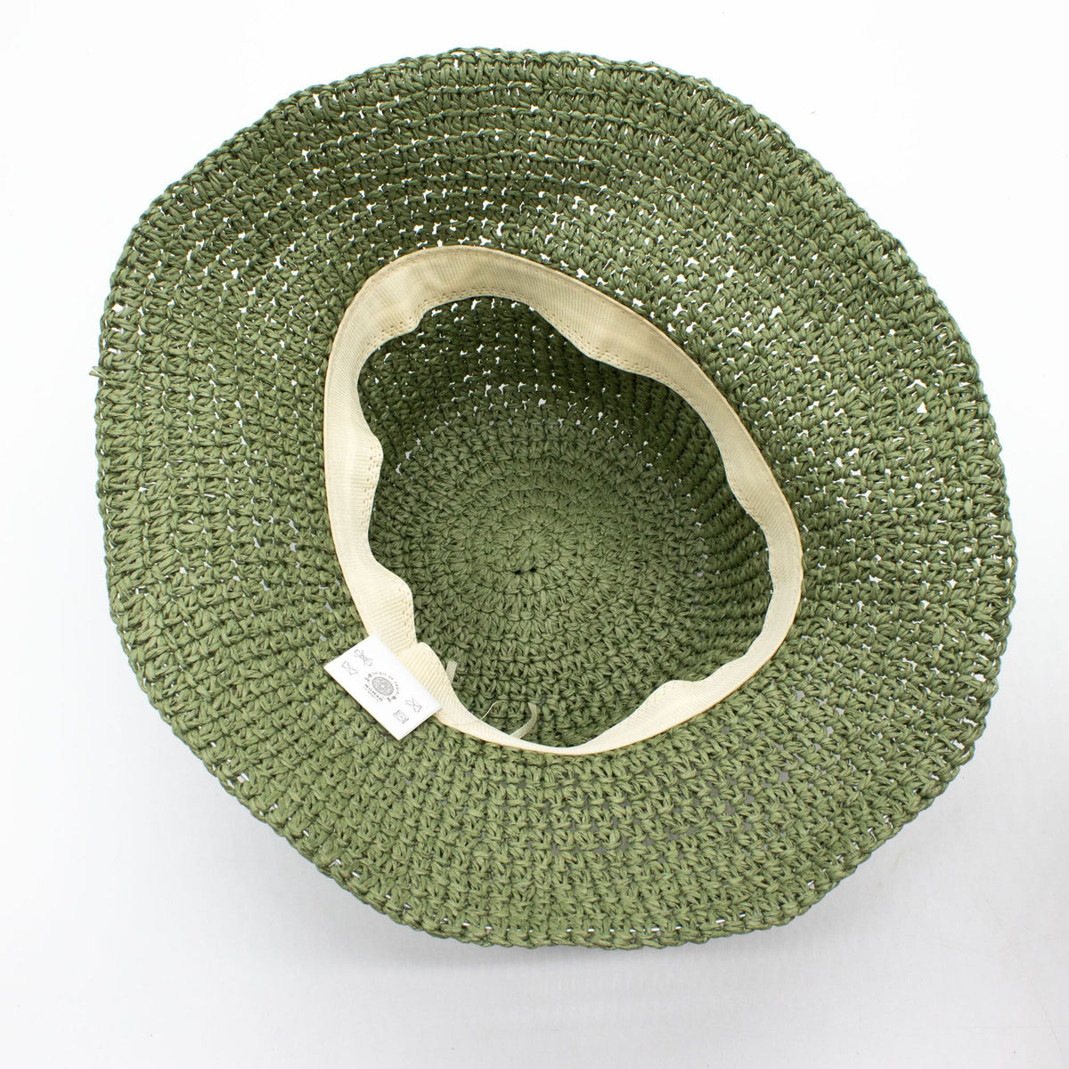 Nomad Sari Floppy Straw Sun Hat - Moss Green – view 3