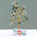 Moss Agate Gemstone Tree - 80 Stones - 15.5cm