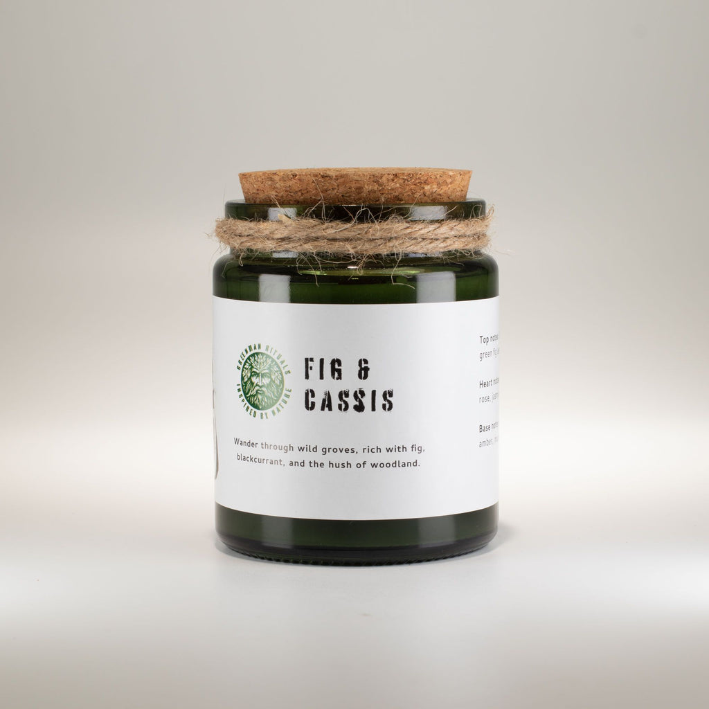 Greenman Woodwick Soy Candle - Crushed Fig & Cassis – view 2