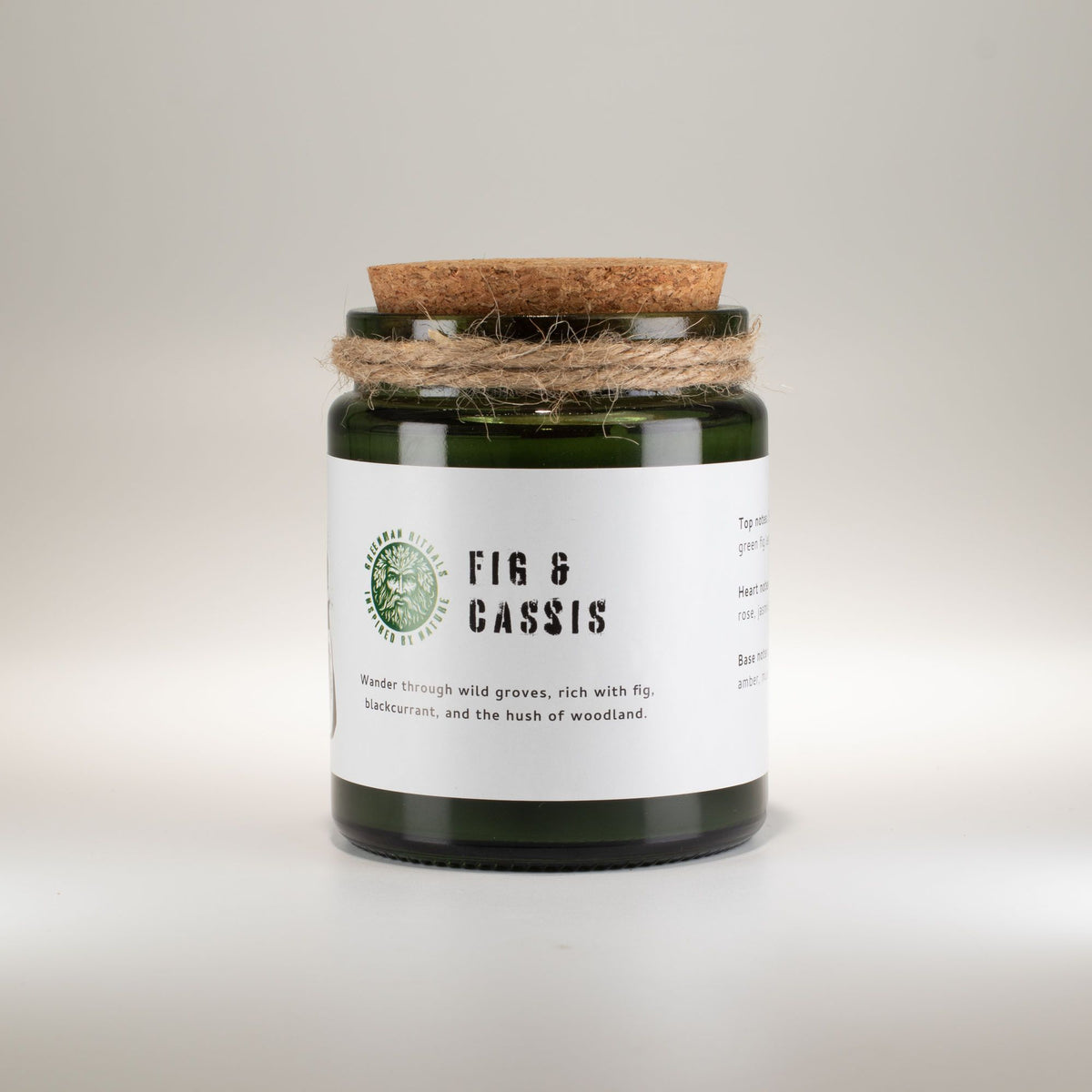 Greenman Woodwick Soy Candle - Crushed Fig & Cassis – view 2