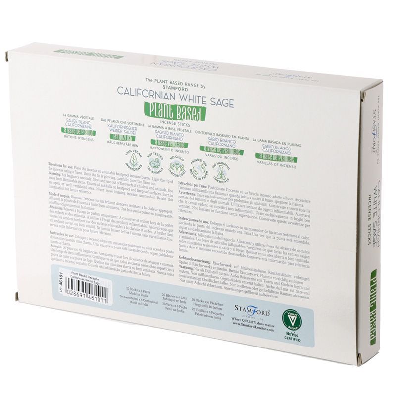 Stamford White Sage Plant Based Incense Sticks – view 2