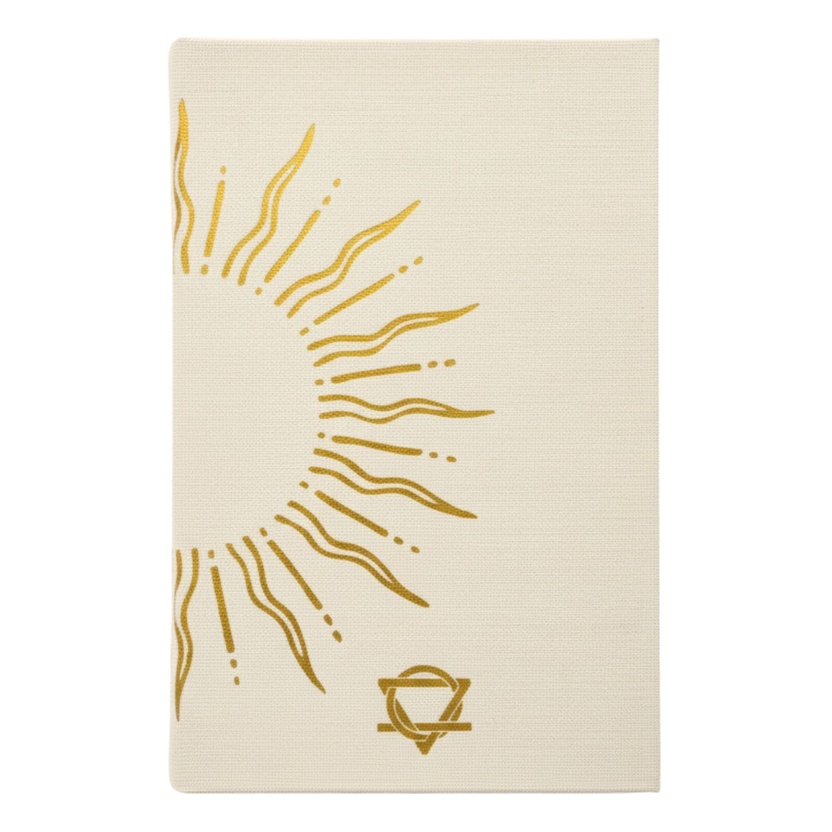 Ivory Gratitude Journal with Gold Lining, 120 Pages – view 2