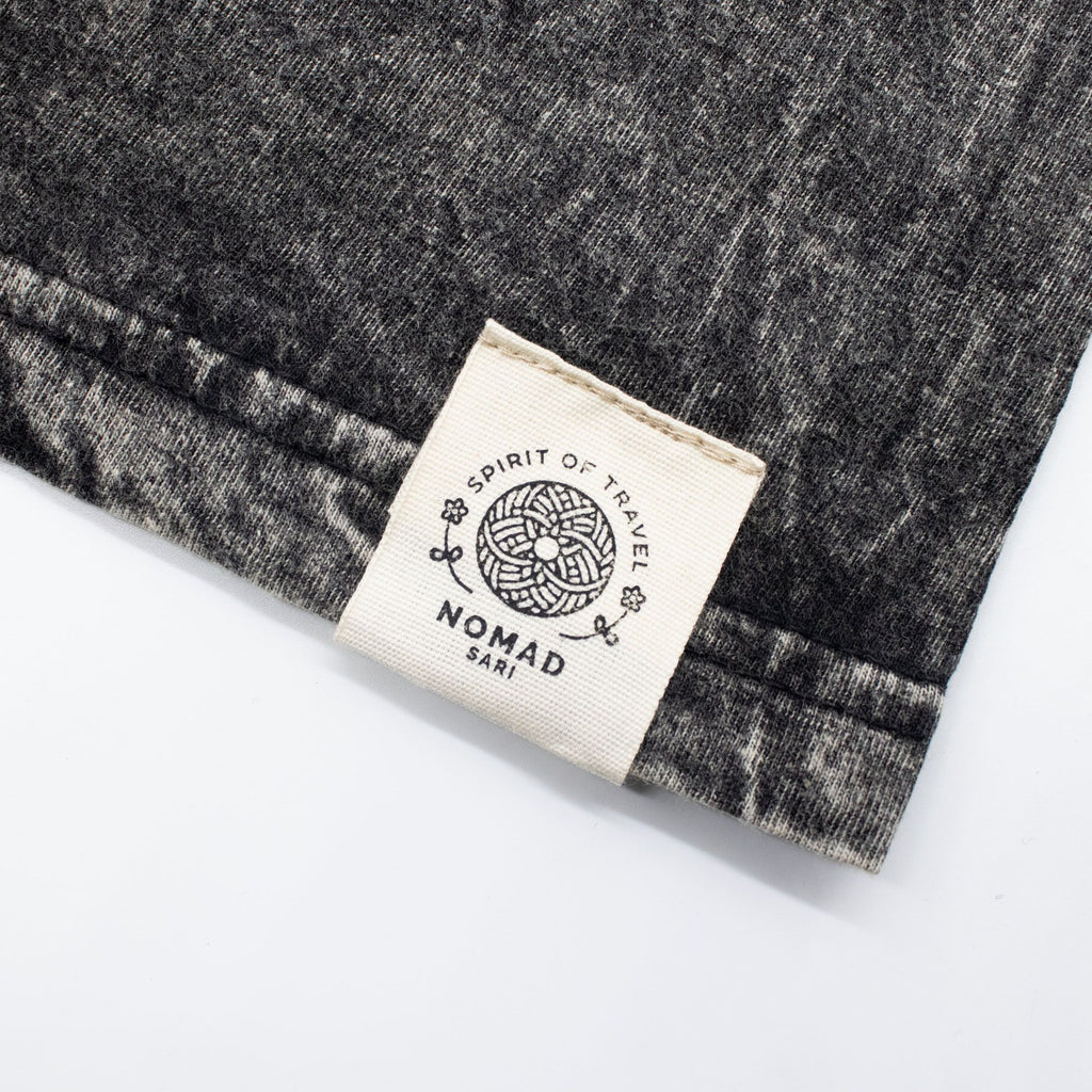 Nomad Sari Stonewashed T-Shirt - Rebel - Charcoal - Medium – view 5