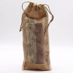 Long Washed Jute Pouch 35x15cm – view 4