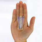 Hand Carved Opalite Gemstone Angel Figure – view 3