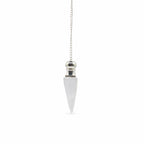 Secret Cavity Pendulum - Clear Quartz, Silver Plated – view 2
