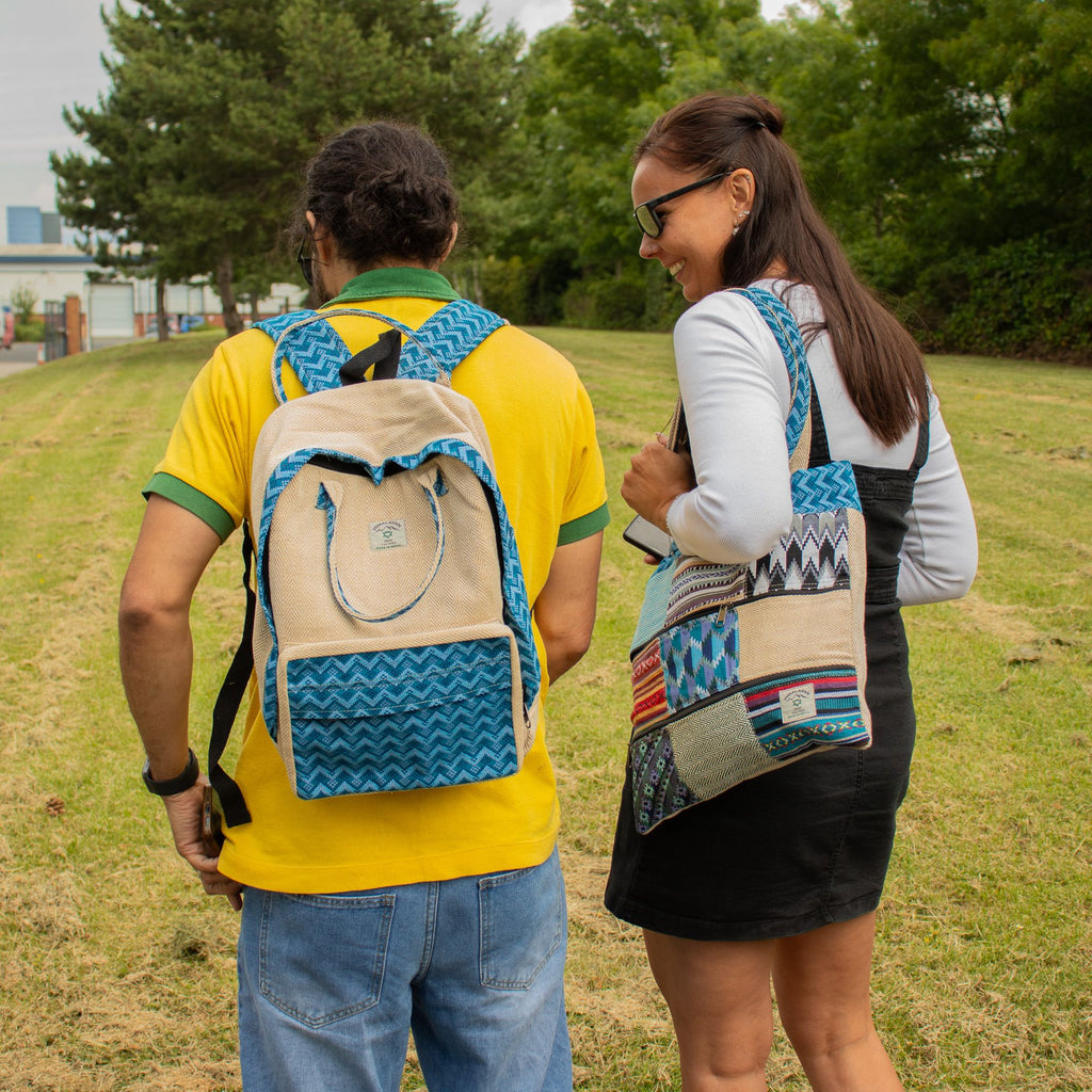 Large Kathmandu Backpack - Dhaka Design (39x28x13cm) – view 2