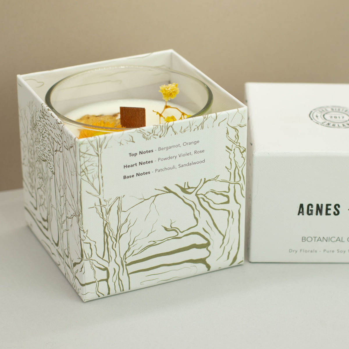 Agnes + Cat Botanical Soy Wax Candle - Rydal Oudh – view 9