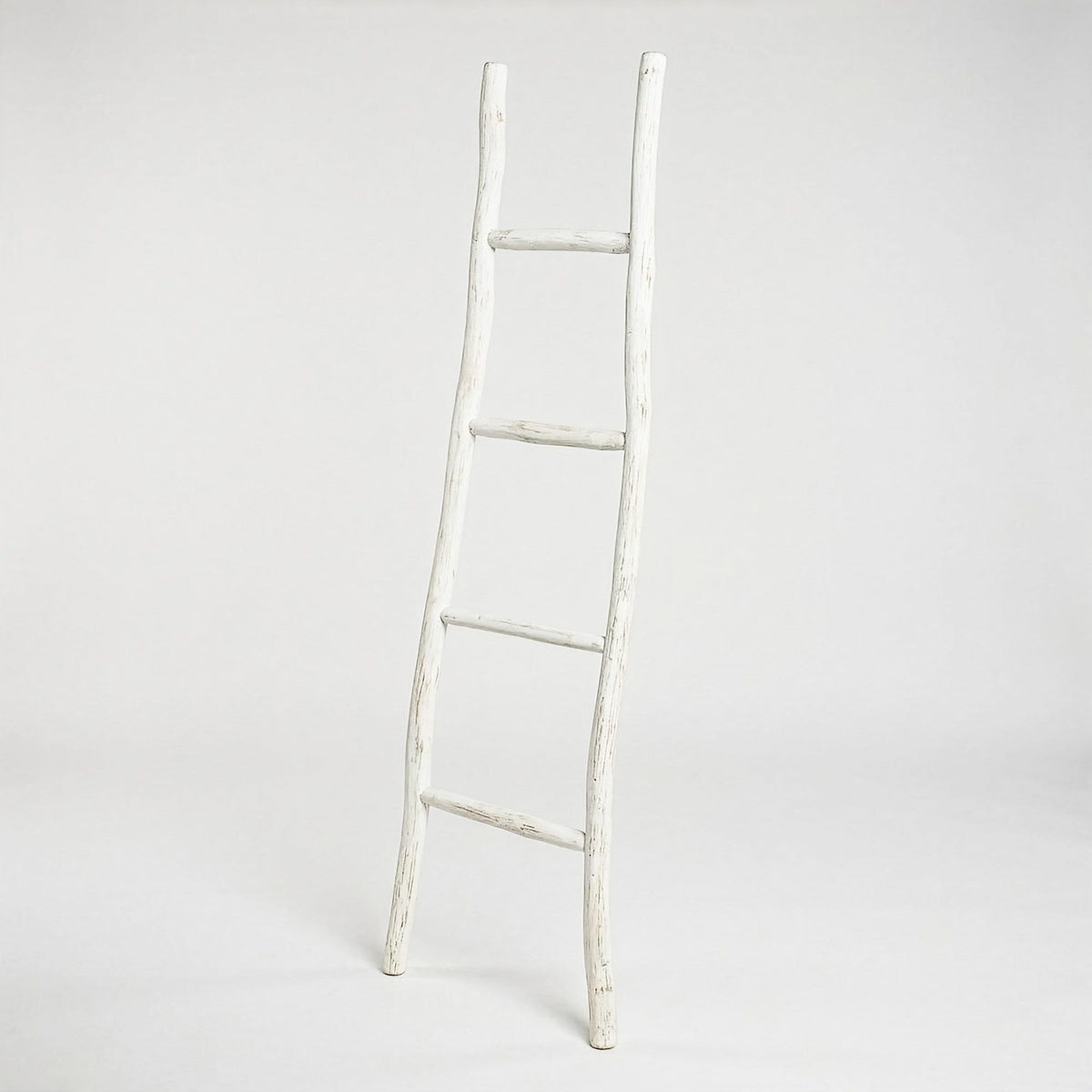 Kemu Wood Ladder, 1.5 m - Whitewash – view 4
