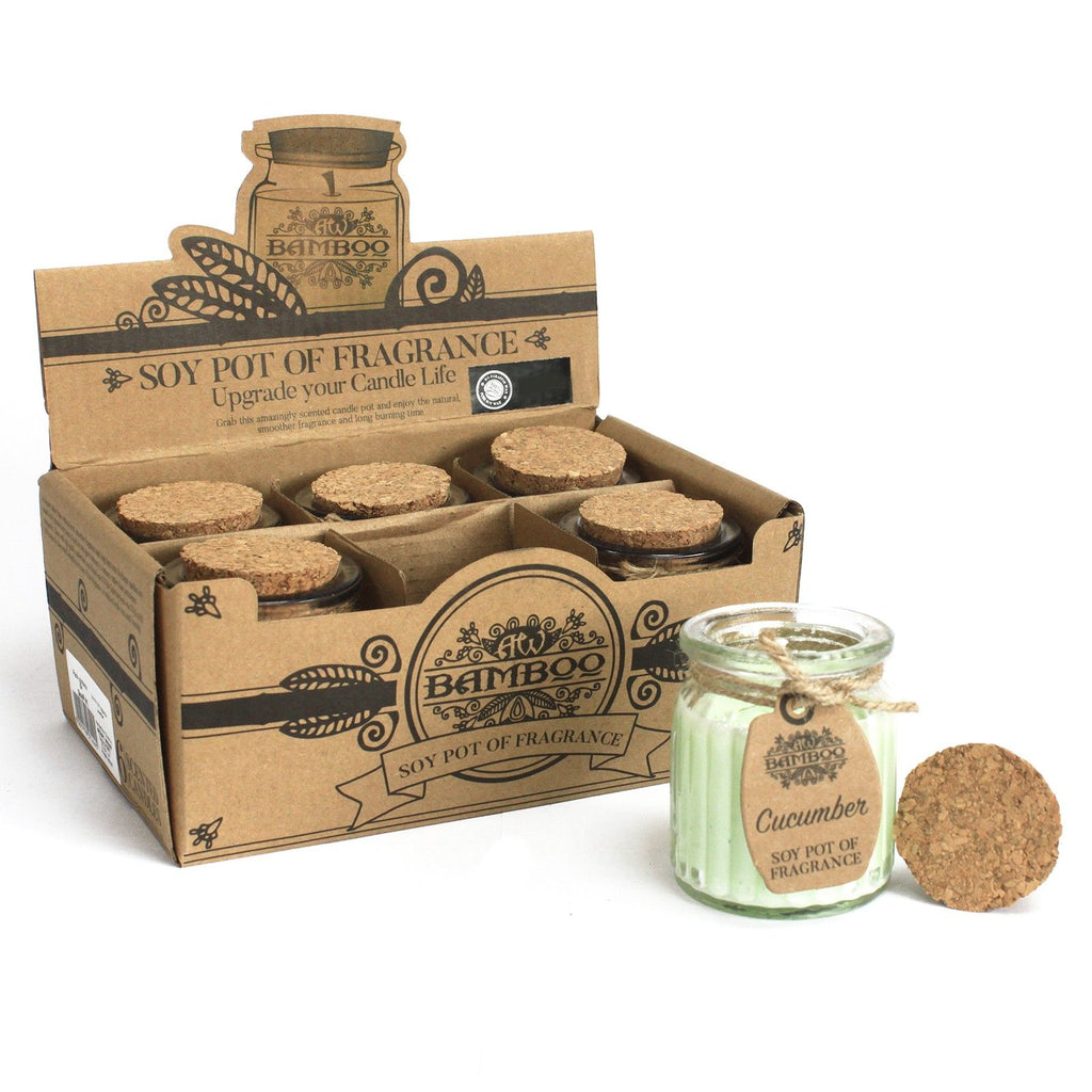 Cucumber Soy Wax Fragrance Candle Pot