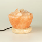 USB Fire Bowl Himalayan Salt Lamp, Colour Changing