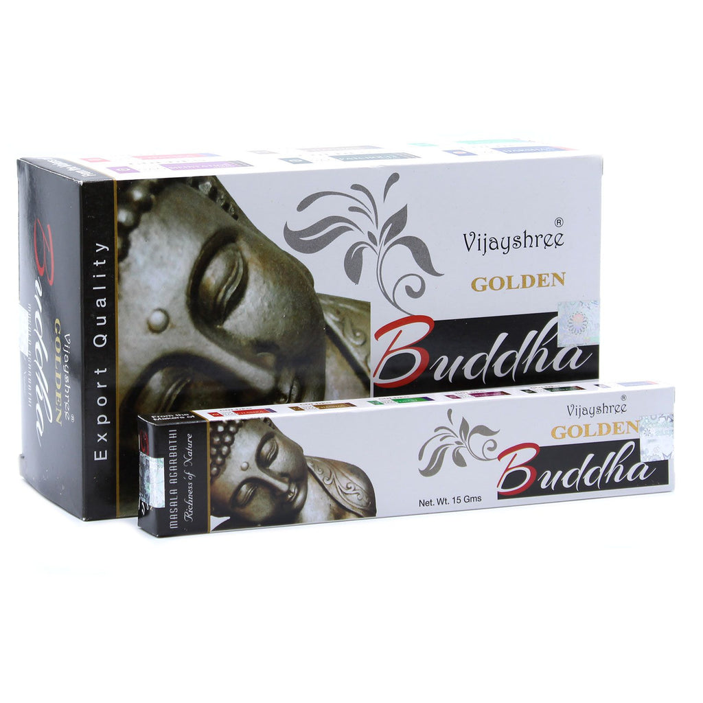 Golden Nag Golden Buddha Incense Sticks 15g Pack