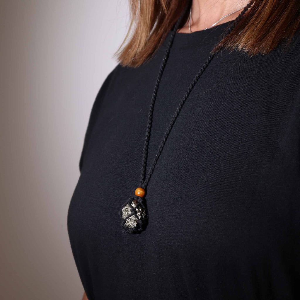 Waxed Cotton Necklace Cord 45cm - Black