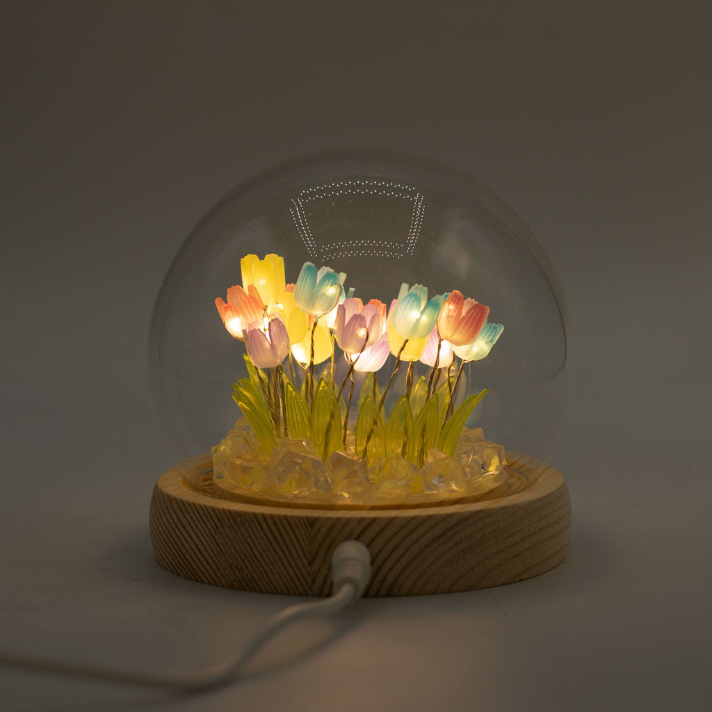Floral Glow Dome - Multi Tulips, LED USB – view 6