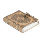 Leather Blue Mandala Notebook – 13x17.5 cm – view 4