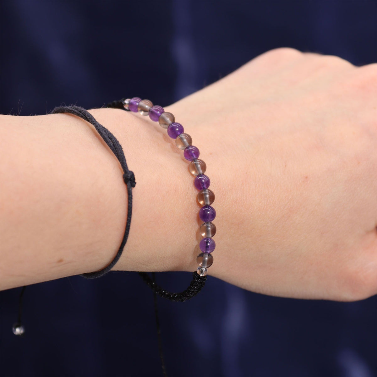 Capricorn Zodiac Crystal Candle with Gemstone Bracelet – view 3
