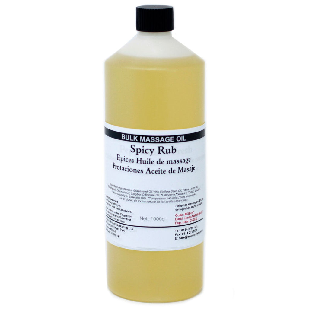 Spicy Rub 1kg Massage Oil with Lemon and Ginger – view 2