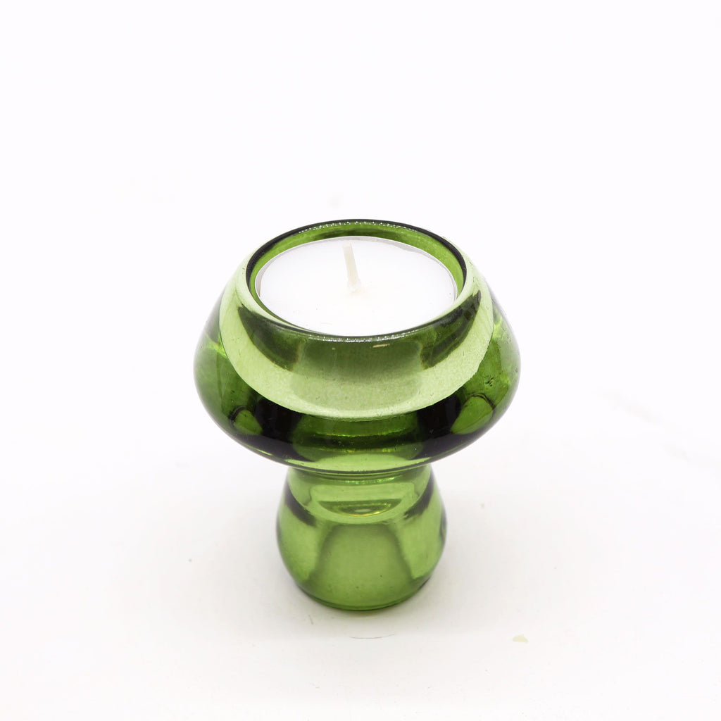 Mushroom Flip Candle Holder Set - Garden Jade