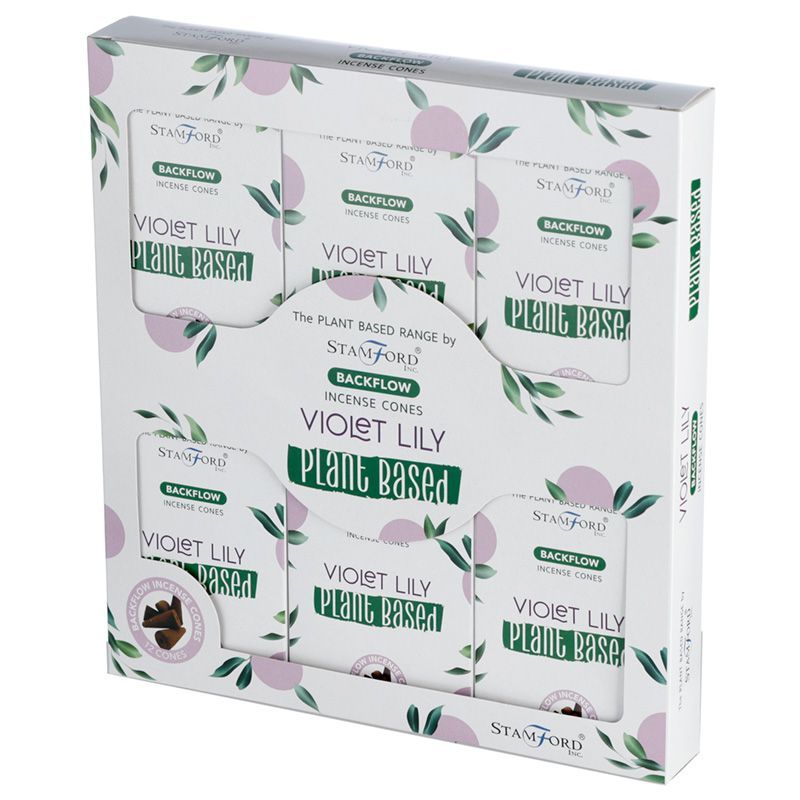 Stamford Backflow Incense Cones - Violet Lilly (12 pack) – view 2