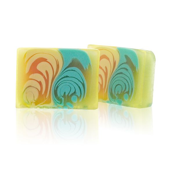 Hand-Crafted Soap Slice - Melon - 115g approx