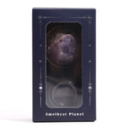 Amethyst Planet on Goldstone Stand - 40mm – view 2