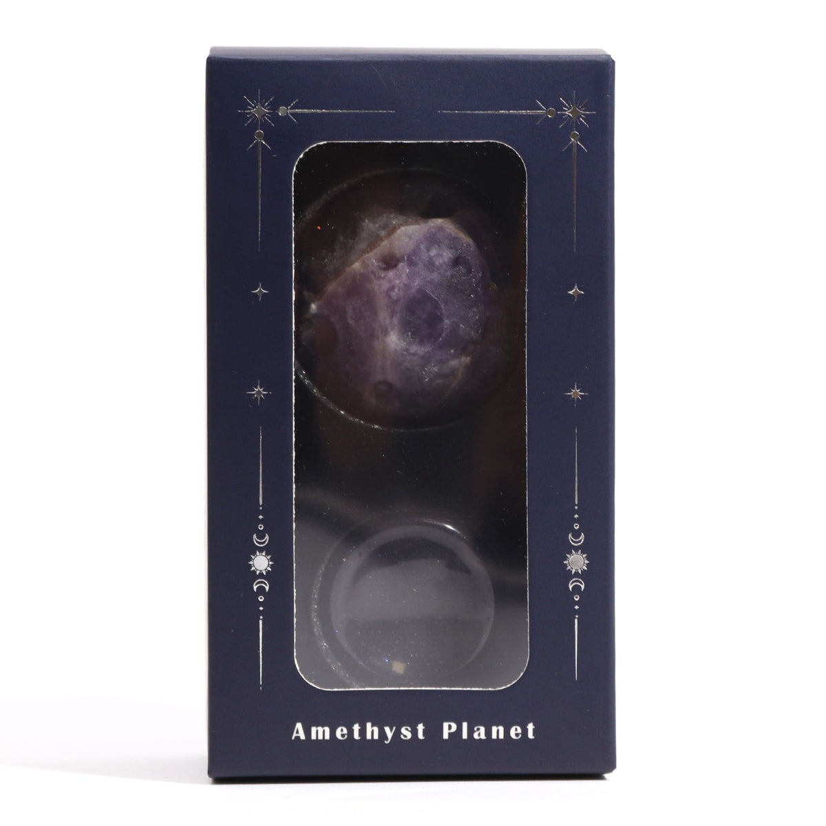 Amethyst Planet on Goldstone Stand - 40mm – view 2