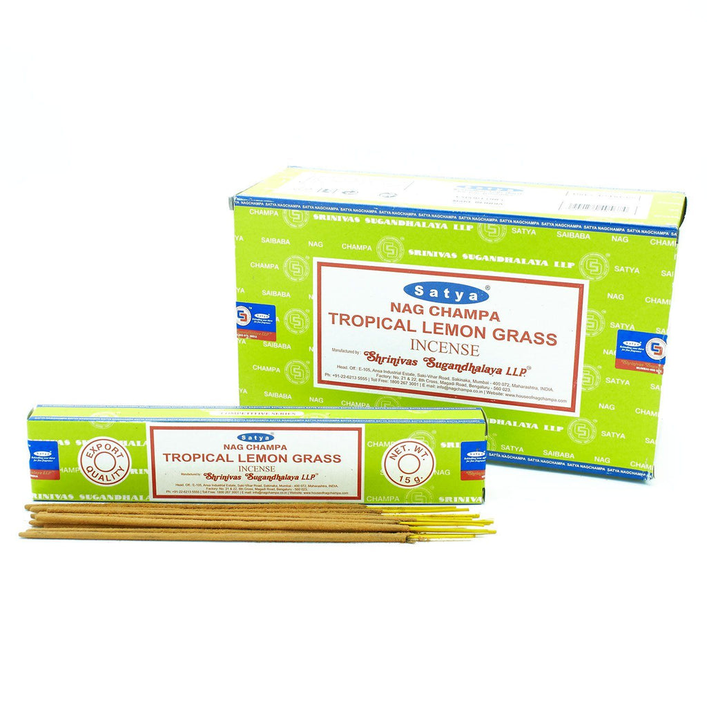 Satya Tropical Lemongrass Incense Sticks – view 2