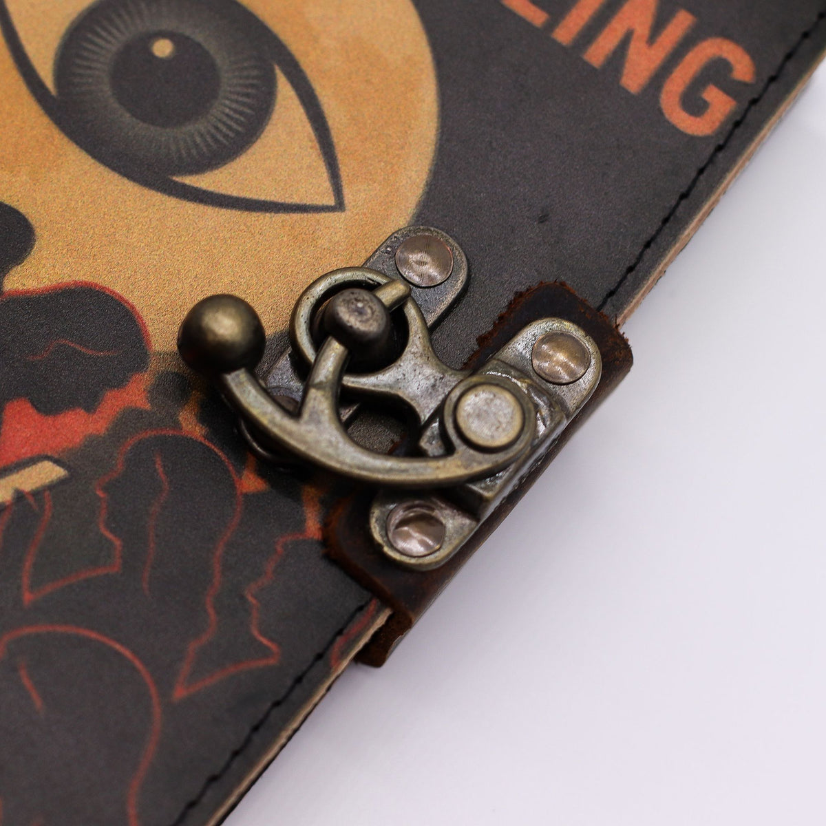 Leather Notebook, Stop Doomscrolling – 17.5x13 cm