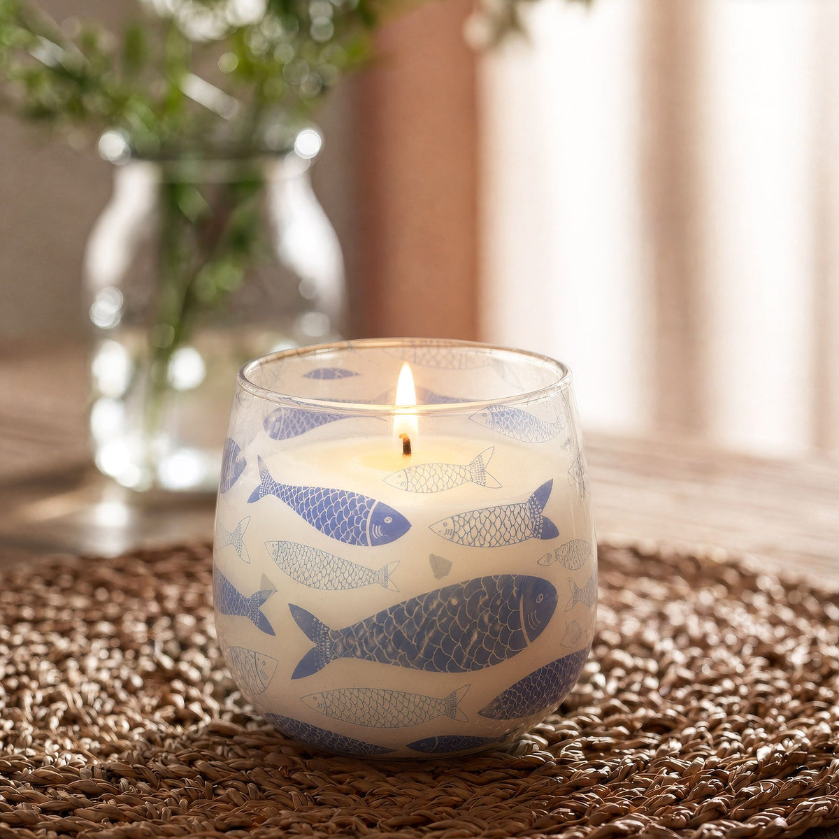 Medium Glass Jar Candle - Seabreeze – view 2