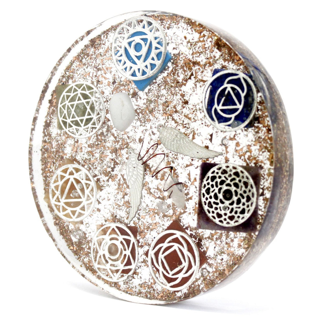 Orgonite Desk Power Pack - Angel Chakra, Large