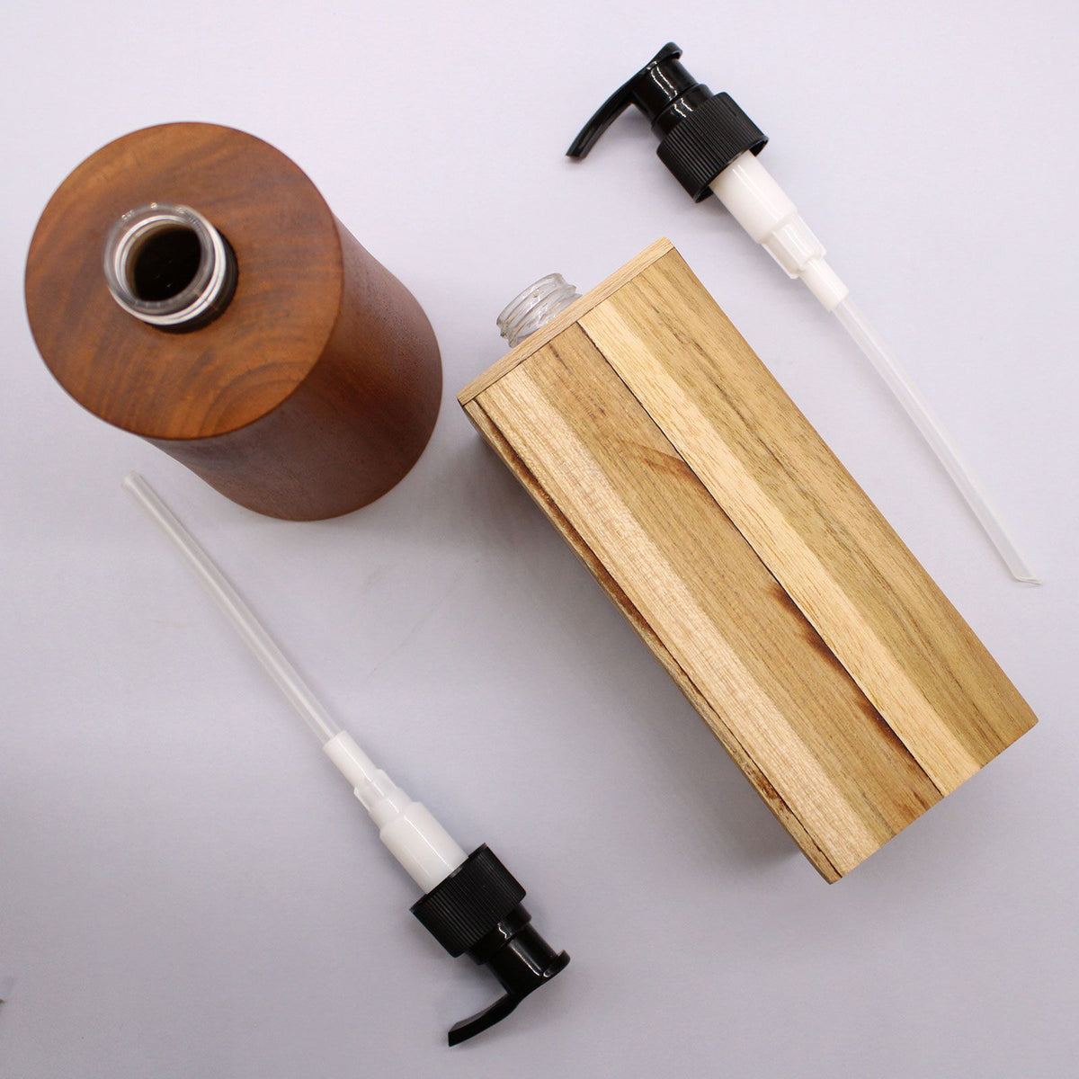 Natural Teakwood Soap Dispenser - Taper – view 14