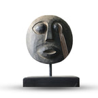 Timor Tribal Wood Mask, Antique Finish, 27x20cm – view 2