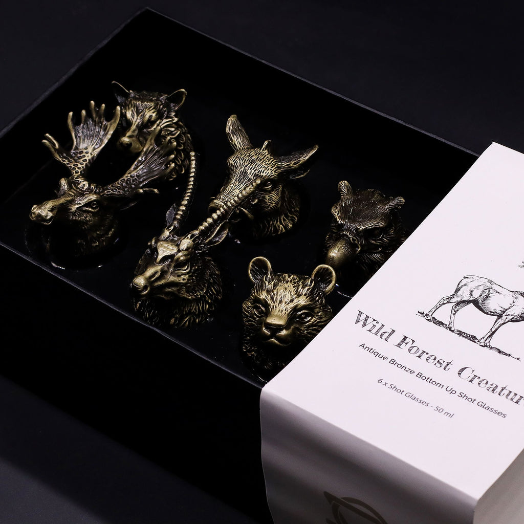 Wild Forest Creatures Shot Glass Set of 6 - 50 ml – view 9