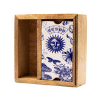 Triple Moon Tarot Box with Card Holder